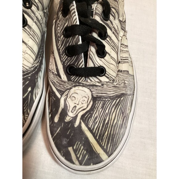 Vans x Moma Unisex Lace-up Sneakers The Scream by Edward Munch Size W6.5 M5 - Picture 4 of 15